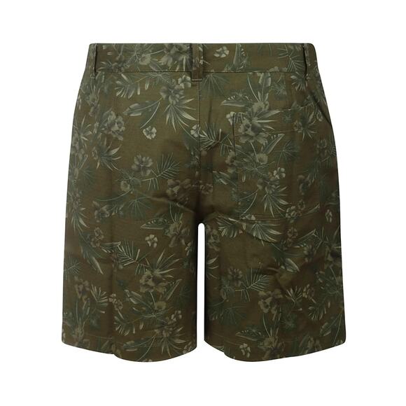 A.p.c. Men's Regular-Fit Andy 100% Cotton 7" Short Green Floral Print Medium NWT - Picture 12 of 13